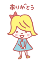 Girl & Chick sticker #307023