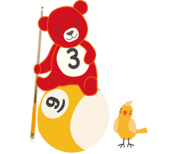 Little bear "Eddy" sticker #307145