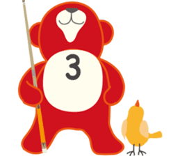 Little bear "Eddy" sticker #307167