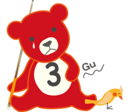 Little bear "Eddy" sticker #307170