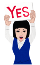 Lady Yamada sticker #307210