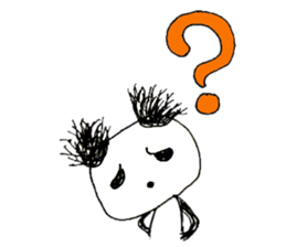 The frayed panda sticker #307309