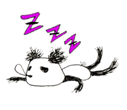 The frayed panda sticker #307314