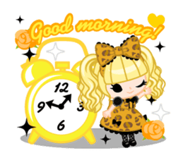 Leopard and cat sticker #307465