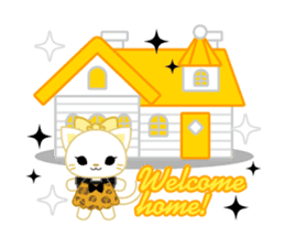 Leopard and cat sticker #307467