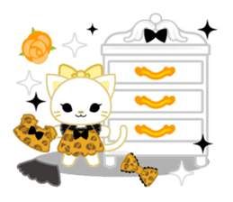 Leopard and cat sticker #307469