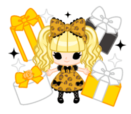 Leopard and cat sticker #307470