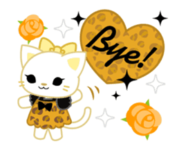 Leopard and cat sticker #307472