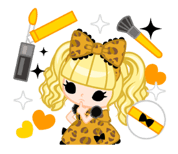 Leopard and cat sticker #307473