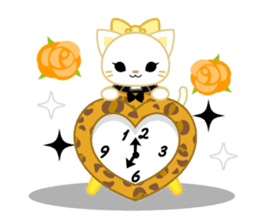 Leopard and cat sticker #307475