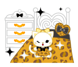 Leopard and cat sticker #307476