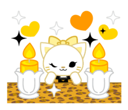 Leopard and cat sticker #307478