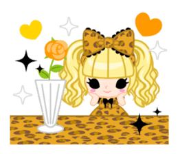 Leopard and cat sticker #307479