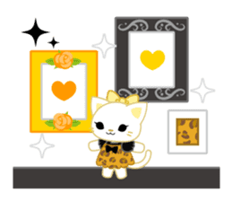 Leopard and cat sticker #307480