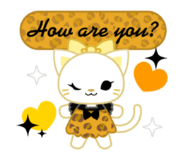 Leopard and cat sticker #307481