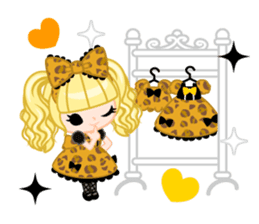 Leopard and cat sticker #307488