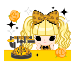 Leopard and cat sticker #307490