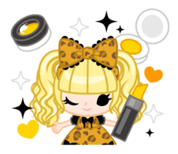 Leopard and cat sticker #307491