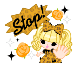 Leopard and cat sticker #307494