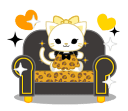 Leopard and cat sticker #307499
