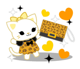 Leopard and cat sticker #307500