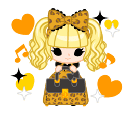 Leopard and cat sticker #307502