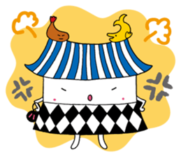 Nagoya city mascot HACHIMARU STAMP sticker #307943