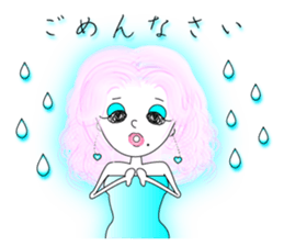 Bubbly-chan                 Dailystamp!! sticker #307952