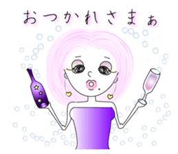 Bubbly-chan                 Dailystamp!! sticker #307966