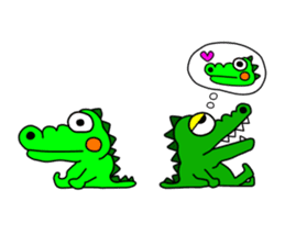 Four-frame strip cartoon wind stamp sticker #307989