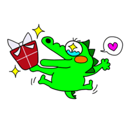 Four-frame strip cartoon wind stamp sticker #307991