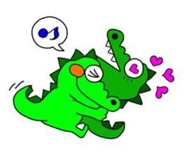 Four-frame strip cartoon wind stamp sticker #307992