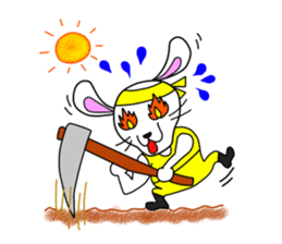 Four-frame strip cartoon wind stamp sticker #307995