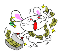 Four-frame strip cartoon wind stamp sticker #307996