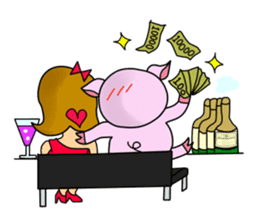 Four-frame strip cartoon wind stamp sticker #307998