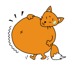 Four-frame strip cartoon wind stamp sticker #308004