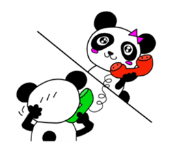 Four-frame strip cartoon wind stamp sticker #308006