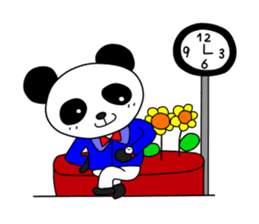 Four-frame strip cartoon wind stamp sticker #308007