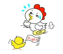 Four-frame strip cartoon wind stamp sticker #308009