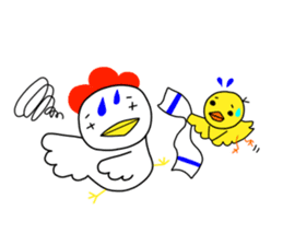 Four-frame strip cartoon wind stamp sticker #308011