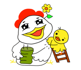 Four-frame strip cartoon wind stamp sticker #308012