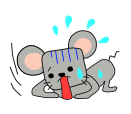 Four-frame strip cartoon wind stamp sticker #308014