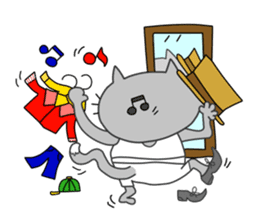 Four-frame strip cartoon wind stamp sticker #308019