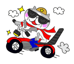 Four-frame strip cartoon wind stamp sticker #308020