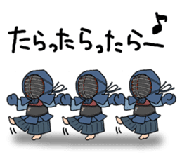 KENDO Samurai Boy sticker #308767