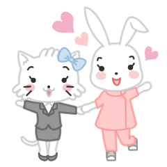 Rabi-chan and her friends