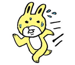 Yellow Rabbit sticker #309431