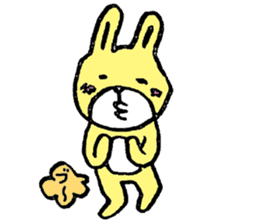 Yellow Rabbit sticker #309434