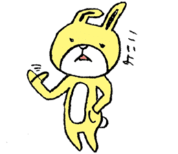 Yellow Rabbit sticker #309457