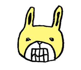 Yellow Rabbit sticker #309460
